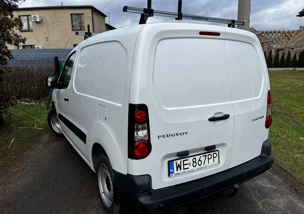 Peugeot Partner cena 35999 przebieg: 208000, rok produkcji 2017 z Orzesze małe 191
